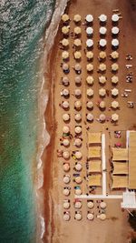 Aerial view of beach