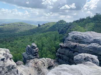 Scenic view of landscape against sky