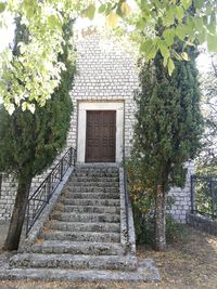 Entrance of building