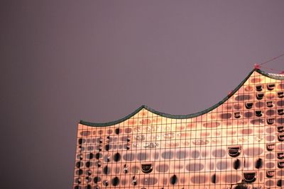 Low angle view of buildings in city