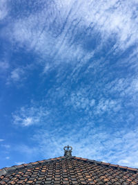 Low angle view of building against sky