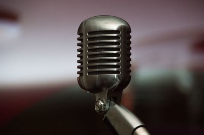 A quality microphone in a radio 