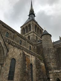 Low angle view of historical building against sky