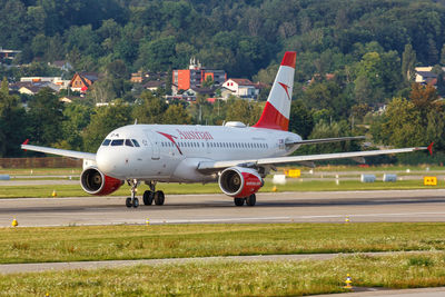 Airplane on runway