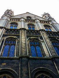 Low angle view of historical building
