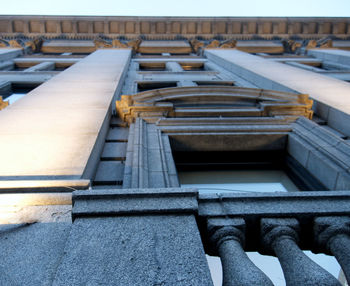 High angle view of industry by building in city