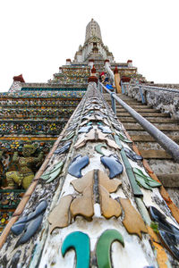 Low angle view of temple