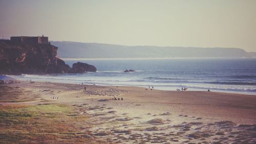 Scenic view of beach