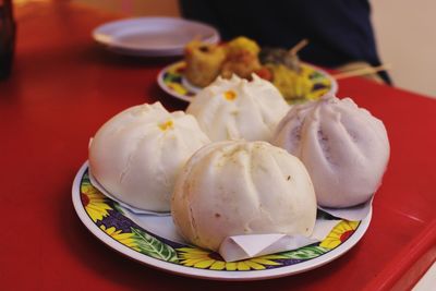 Bao buns in market 