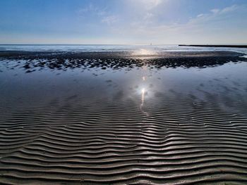 Scenic view of sea shore