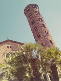 Low angle view of historic building against sky