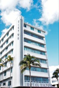 Low angle view of building against sky