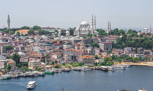 Panoramic view of buildings in city
