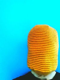 Close-up of object over black background