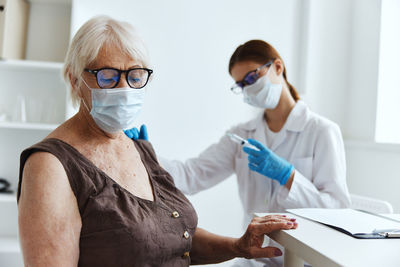 Woman working in office