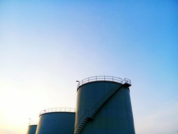 Low angle view of blue sky