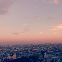 High angle shot of cityscape