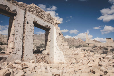 Old ruins of building