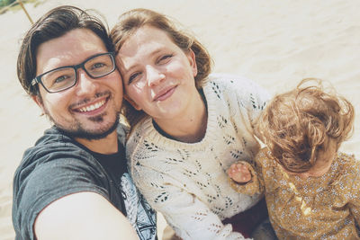 Portrait of a smiling young couple