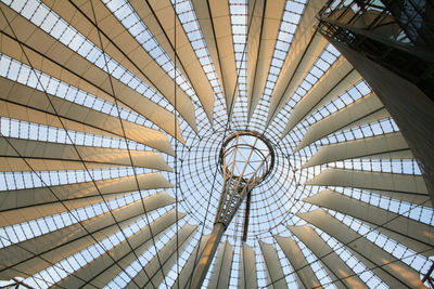 Low angle view of ceiling