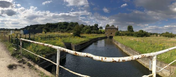 River lock in hertfordshire 