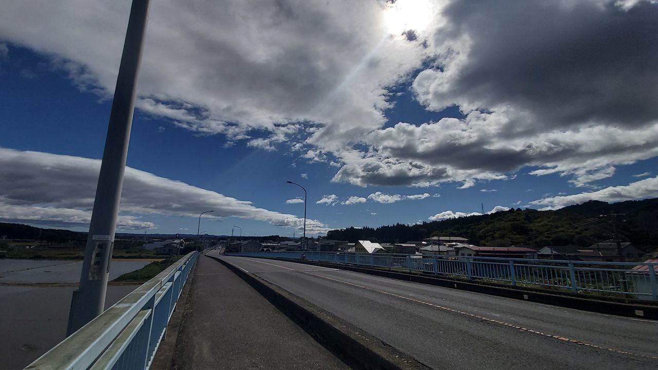 STREET AGAINST SKY