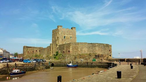 Carrickfergus castle against sky