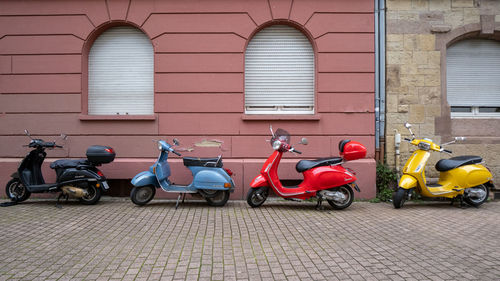 Cars on street