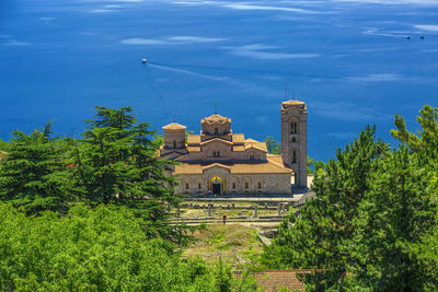 Church of st. john at kaneo overlooking ohrid lake - ohrid, republic of macedonia