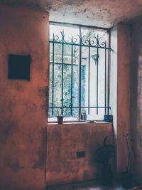 Interior of abandoned house