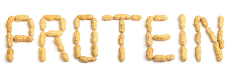 Close-up of food on white background