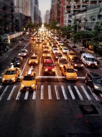 Traffic on city street