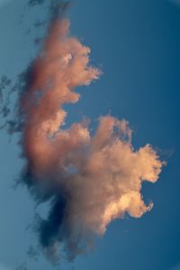 Low angle view of sky during sunset