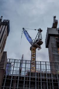 Low angle view of built structure against sky