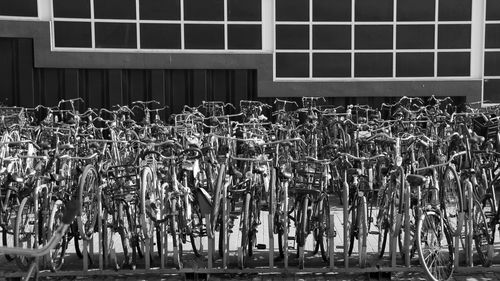 Panoramic shot of building in city