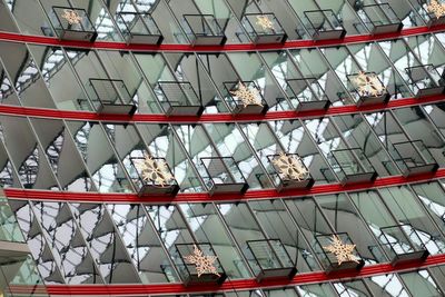 Low angle view of ceiling