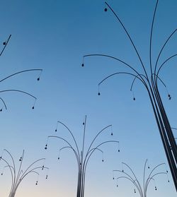 Low angle view of plants against sky