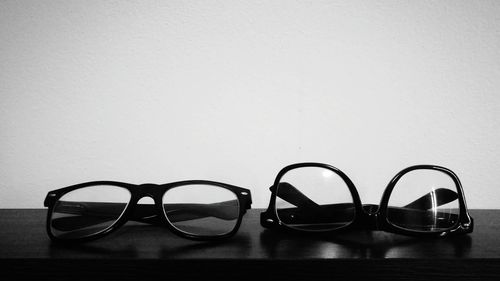 Close-up of eyeglasses