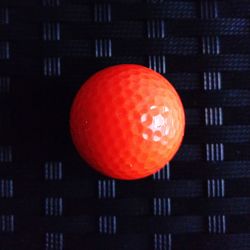 Close-up of orange ball