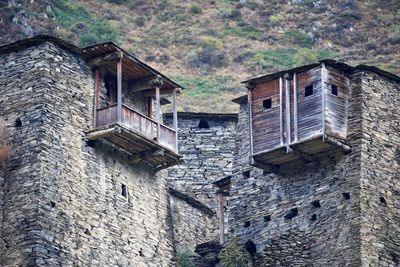 Low angle view of old building