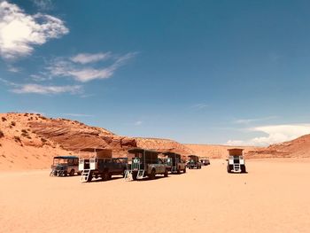 View of desert against sky