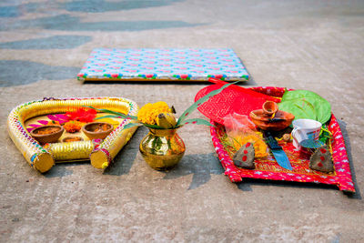 This is the part one of indian the hindu wedding rituals. close-up.