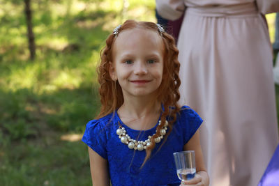 Portrait of a smiling young woman