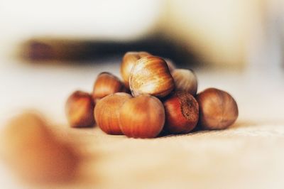 Close-up of fruits on table