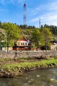 Scenic view of river against sky