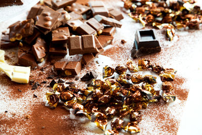 Close-up of chocolate cake