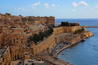 Grand harbour hotel facing the grand harbour of malta.  