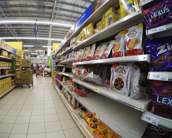 View of market stall