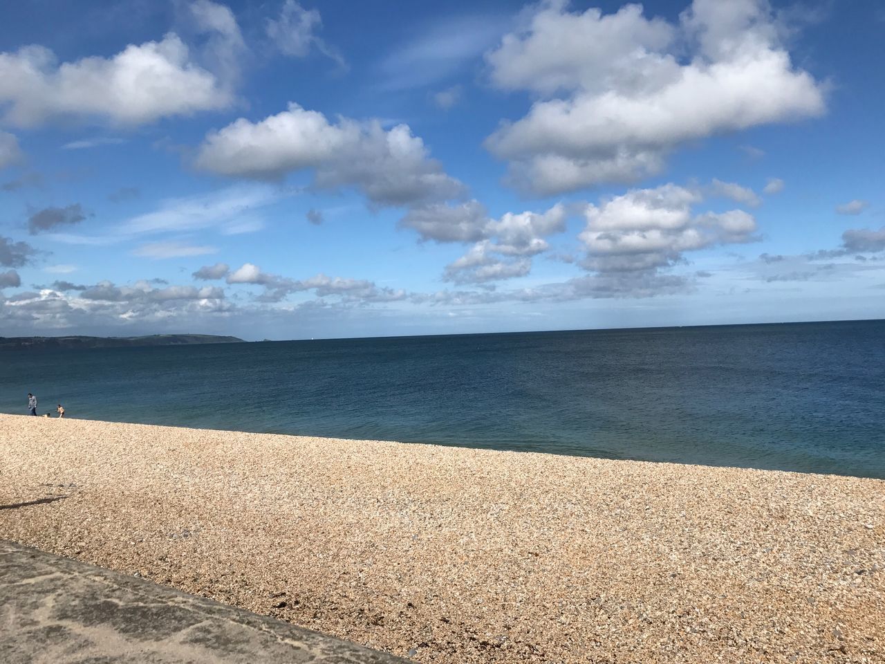 sea, horizon over water, beach, scenics, beauty in nature, cloud - sky, sky, nature, water, tranquil scene, tranquility, outdoors, sand, day, blue, no people