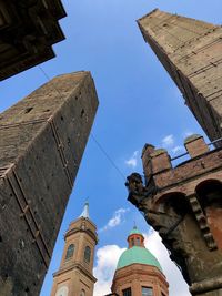 Low angle view of buildings against sky